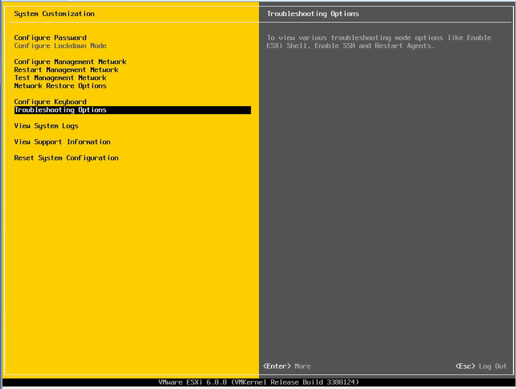 vmware esxi 6.7 modules.conf