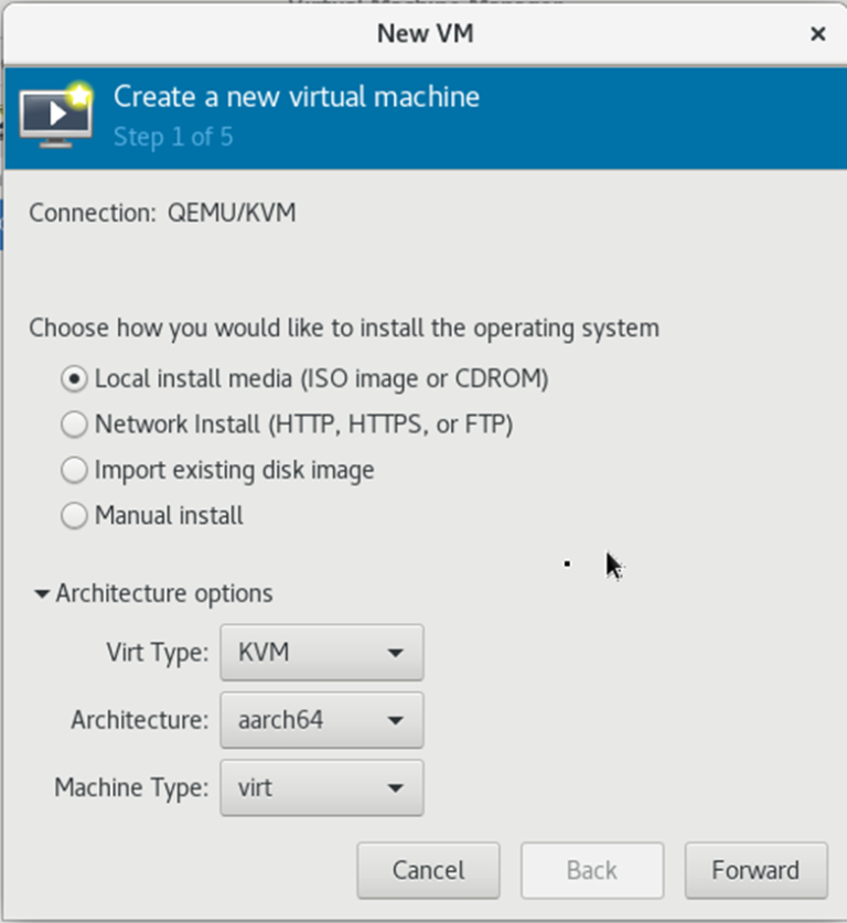 Installing KVM on ARM with Oracle Linux